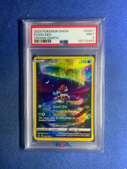 2023 POKEMON SWSH FA/KELDEO CROWN ZENITH Psa 9 - Image 1