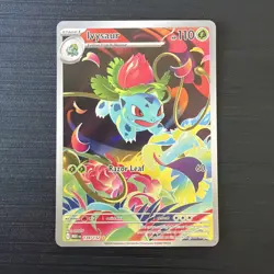 🔥 Pokemon TCG Ivysaur 134/132 Me01 Mega Evolution Full Art Holo Rare 🔥 - Image 1