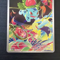 🔥 Pokemon TCG Ivysaur 134/132 Me01 Mega Evolution Full Art Holo Rare 🔥 - Image 3