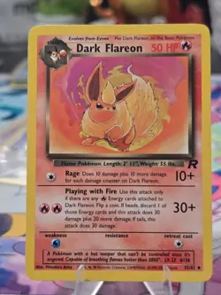 Pokemon TCG: Dark Flareon - 35/82 - WOTC Team Rocket (Unlimited) - LP - Image 3