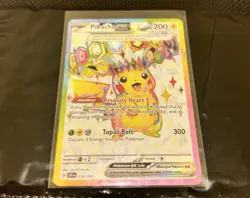 Pokemon TCG Pikachu EX Surging Sparks Ultra Rare, Pack Fresh NM/M! - Image 2