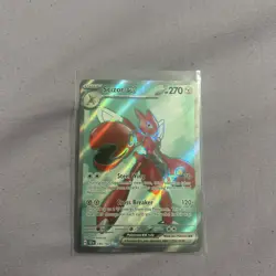 Scizor ex [Ultra Rare] - 195/162 - Temporal Forces NM Pokemon TCG Holo Rare Card - Image 1