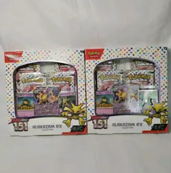 Pokemon TCG Scarlet & Violet 151 Alakazam ex Collection Booster Box New 2 Boxes - Image 1