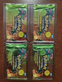 🔥🔥2004 Pokemon Topps Advanced Challenge Cards Booster Packs x4 Charizard🔥🔥 - Image 1