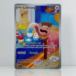 Lickitung 180/162 - Temporal Forces Illustration Rare Pokemon TCG NM - Image 1