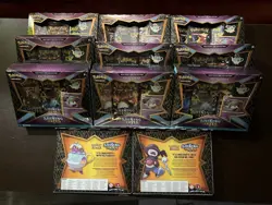 SEALED Lot of (11) Pokemon TCG Shining Fates Mad Party Pin Collection Box - Image 2