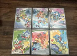 First Partner Illustration Series 1 Promo 037 038 039 040 041 042 NM Pokemon - Image 1