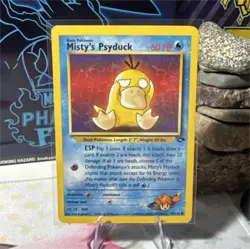 Misty's Psyduck 90/132 Gym Challenge 60 HP Common Regular Pokemon - Image 1