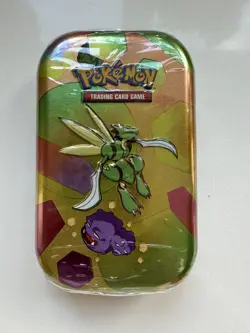 Pokemon TCG 151 Mini Tin Sealed Scyther scarlet and violet - Image 1