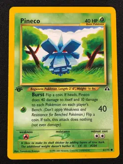 Pokemon Pineco 61/75 1st Common (NM) - Image 1