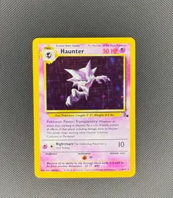 1999 Pokemon TCG Haunter Fossil 6/62 Holo Rare Unlimited Near Mint - Image 1