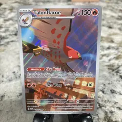 Pokemon Talonflame 091/088 91 English NM Perfect Order Mega Evolution IR - Image 1