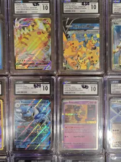 Graded CGC Gem Mint 10 Pokemon Lot of 24 - Image 3