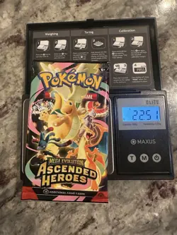 22.51g! HEAVY -Pokemon Ascended Heroes Booster Pack -Possible GODU - Image 1