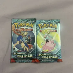 Pokemon Journey Together Booster Packs - New/Sealed 2 Packs - Image 1