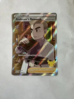 Professor’s Research Full Art 024/025 Celebrations Pokemon - Image 1