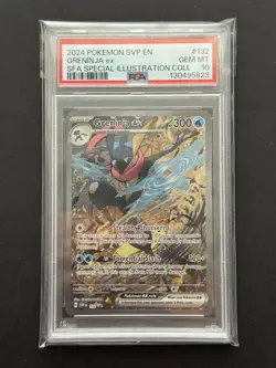 2024 POKEMON SVP EN-SV BLACK STAR PROMO #132 GRENINJA EX PSA 10 - Image 4