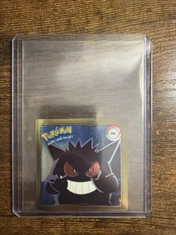 Vintage 1999 Pokemon Artbox Sticker Gengar R02 Gold Bordered Holo Series 1 Rare - Image 1