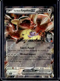 2026 Pokemon Ascended Heroes Team Rocket's Kangaskhan ex Double Rare #162/217 - Image 1