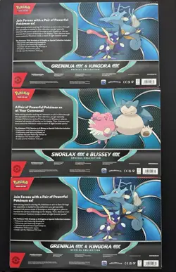 Pokemon Greninja EX and Kingdra EX -Snorlax EX & Blissey EX – Sealed – Lot of 3 - Image 2