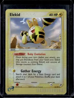 2003 Pokemon EX Sandstorm Elekid Reverse Holo #36/100 - Image 1