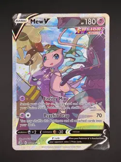 Pokemon TCG Fusion Strike Mew V Alternate Full Art 251/264 - Image 1