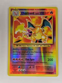 2016 Pokemon Evolutions 11/108 Charizard Reverse Holo NM - Image 1