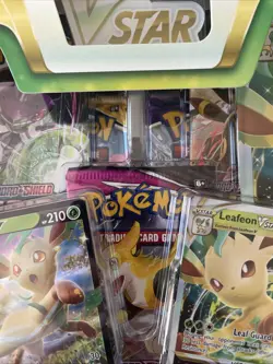 Pokemon TCG Glaceon & Leafeon VStar Special Collection - Packs in Description - Image 5