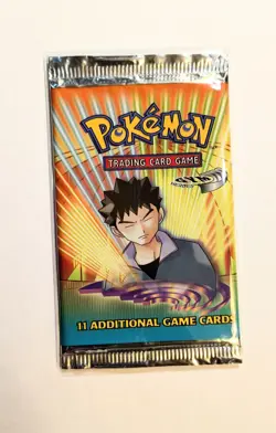 Pokemon Brock Gym Heroes Booster Pack WOTC (Booster Box Fresh) Read desc - Image 1