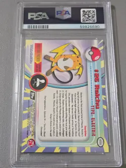 2000 TOPPS POKEMON T.V. #26 RAICHU PSA 10 GEM MINT - Image 2