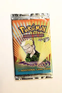 Pokemon Lt. Surge Gym Heroes Booster Pack WOTC (Booster Box Fresh) Read desc - Image 1