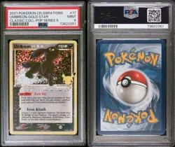 Pokemon TCG Umbreon Star 17/17 Celebrations PSA 9 - Image 3