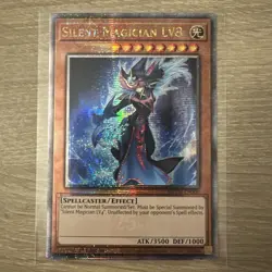 Yugioh Silent Magician LV8 Quarter Century Secret Rare MZTM-EN000 NM - Image 1