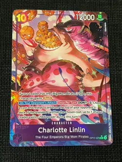 One Piece A Fist of Divine Speed Charlotte Linlin OP11-073 Alternate Alt NM - Image 1