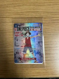 One Piece Monkey D. Luffy College Basketball US Voyage Card - Image 1