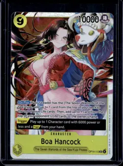 2026 One Piece Azure Sea's Seven Boa Hancock Super Rare #OP14-112 - Image 1