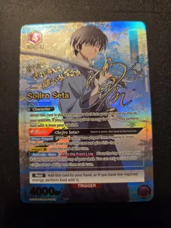 Union Arena: Rurouni Kenshin - Sojiro Seta (SR**) UE11BT/RNK-1-059 - SIGNATURE - Image 2