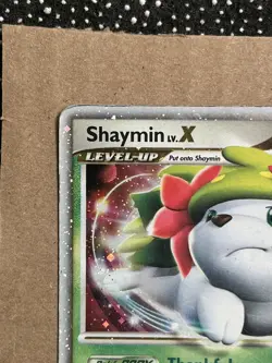 Shaymin LV.X Land Forme 126/127 Platinum Holo Rare Pokemon Card TCG - Image 3
