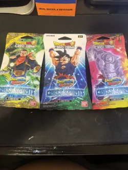 Dragonball Super Card Game CROSS SPIRITS PACK Unison Warrior Series Boost Lot x3 - Image 1