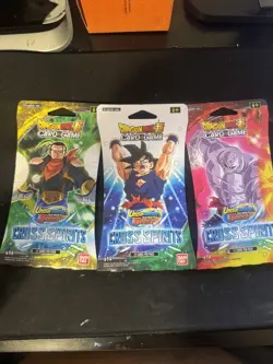 Dragonball Super Card Game CROSS SPIRITS PACK Unison Warrior Series Boost Lot x3 - Image 2