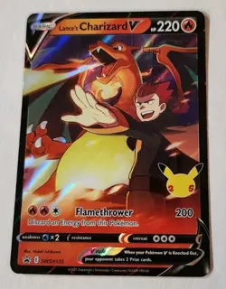 Lance's Charizard V SWSH133 SWSH: Sword & Shield Promo Cards - Pokemon Card - Image 1