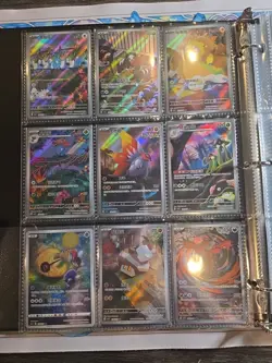 Pokemon Card Lot Binder V/VMAX IR Hits Ex 180 Cards NM Full Art - Image 2