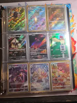Pokemon Card Lot Binder V/VMAX IR Hits Ex 180 Cards NM Full Art - Image 3