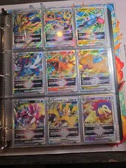 Pokemon Card Lot Binder V/VMAX IR Hits Ex 180 Cards NM Full Art - Image 5