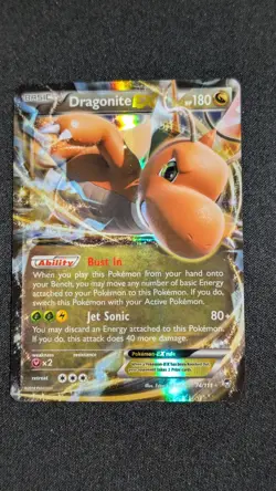 Dragonite EX 74/111 XY - Furious Fists Pokemon Card TCG LP - Image 1