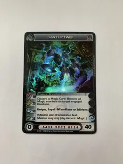 Chaotic TCG - Rath’tab Ultra Rare First Edition Foil Card (60/25/90/35) - Image 4