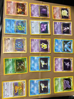 Base Set Holo Pokemon Card Lot - Image 1