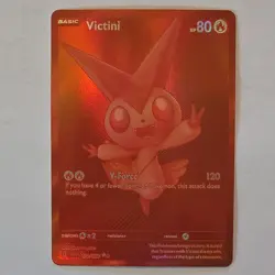 Victini 172/086 SV11B: White Flare Rare Full Art Foil Fire Type Pokemon Card - Image 1