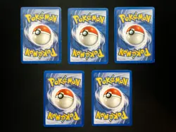 Pokemon 5 Card Fighting Lot Vintage Fossil - Graveler, Sandslash, Geodude -MP/HP - Image 2
