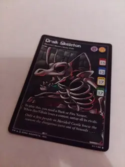 Neopets Trading Card Game TCG Battle for Meridell with Draik Skeleton Unplayed - Image 3
